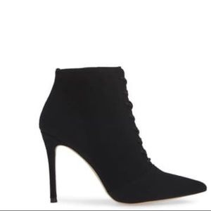 SOMETHING NAVY Orchid Leather Bootie